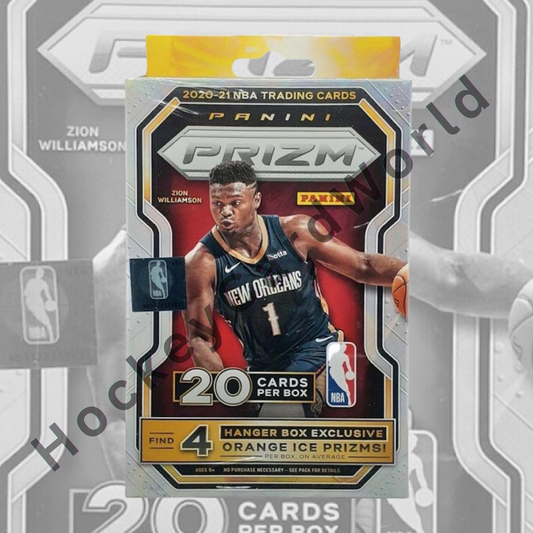 2020-21 Panini Prizm Basketball NBA Hanger Box - Bonus 4 Exclusives!