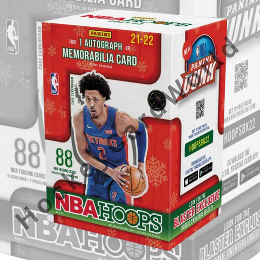 2021-22 Panini NBA Hoops Holiday Basketball Box Factory Sealed - 88 Cards