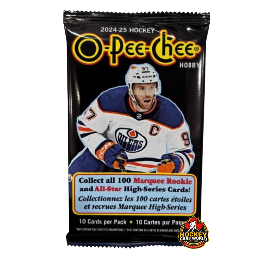 2024-25 Upper Deck O-Pee-Chee Hockey Hobby PACK - 10 Cards Per Pack