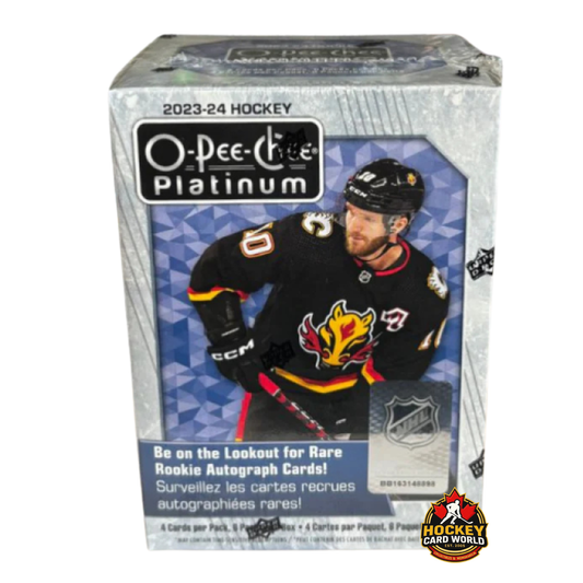 2023-24 Upper Deck O-Pee-Chee Platinum Hockey Blaster Box - 6 Packs Per Box
