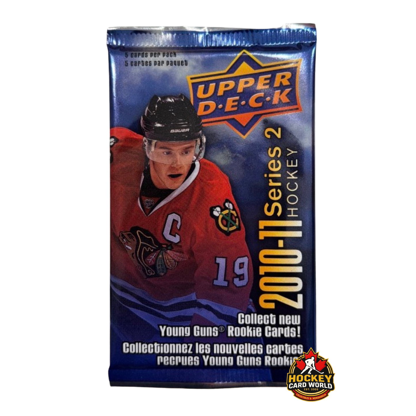 2010-11 Upper Deck Series 2 Hockey Sealed Pack - 5 Cards Per Pack