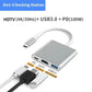 3 in 1 USB-C Multi-Function 100W Plug Play & Docking Station - PD,HDTV,USB