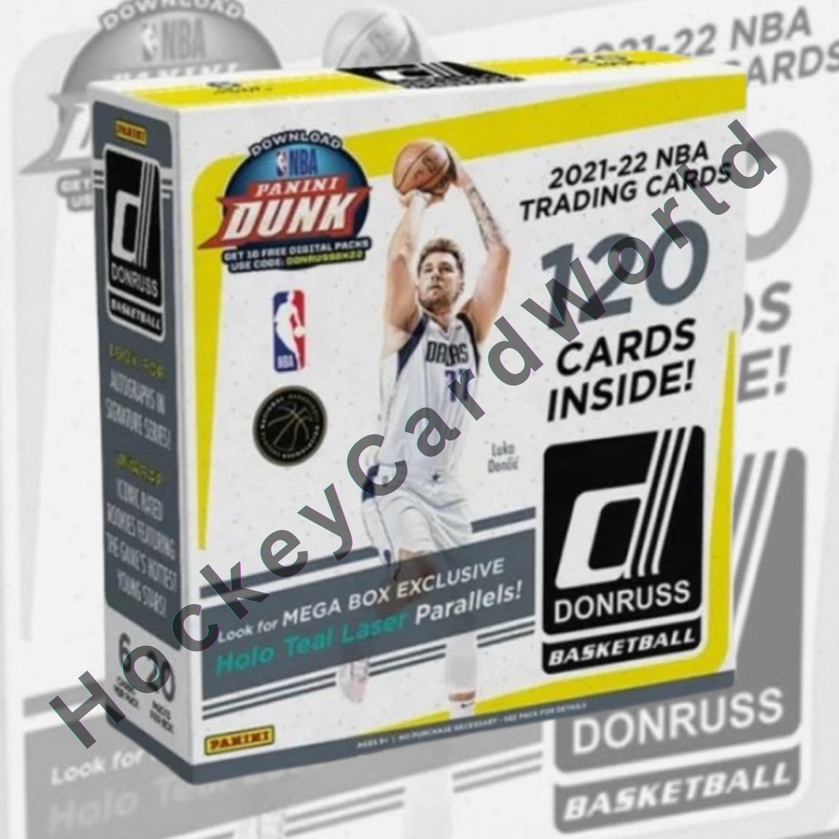 2021-22 Panini Donruss Basketball MEGA Box - Holo Teal Laser Parallels