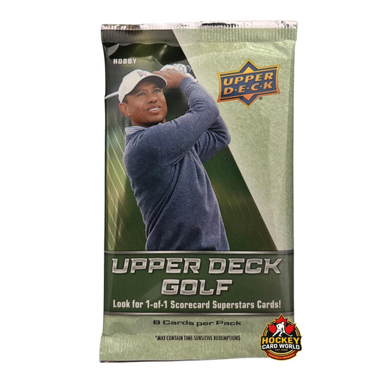 2024 Upper Deck Golf Sealed Hobby Single Pack - 8 Card Pack
