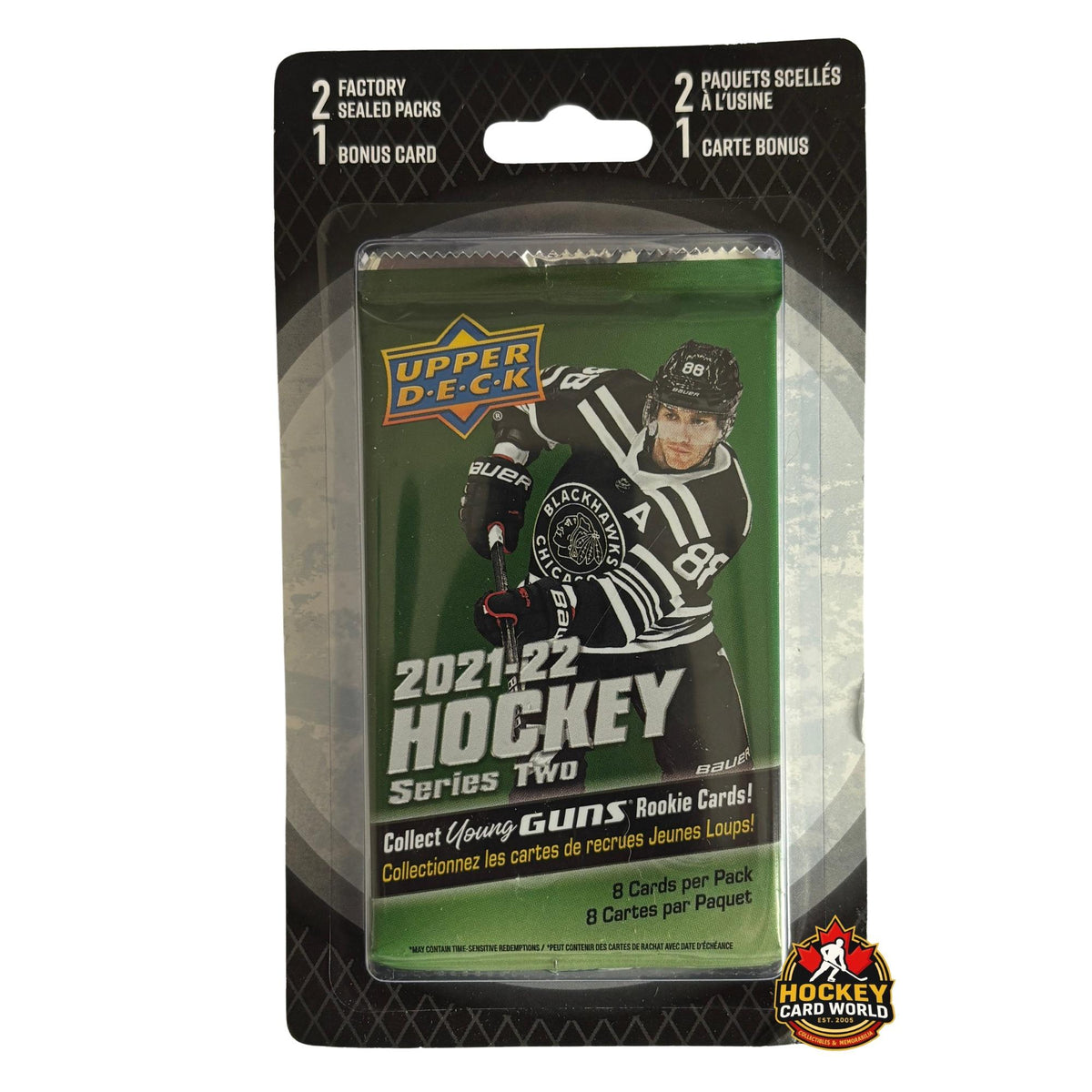 2021-22 Upper Deck Series 1 and 2 + Bonus Card Sealed Packs