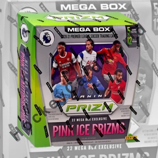 2020-21 Panini Prizm Premier League Soccer Mega Box - Pink Prizms