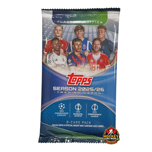 2025-26 Topps Flagship Edition UEFA Soccer Single Pack