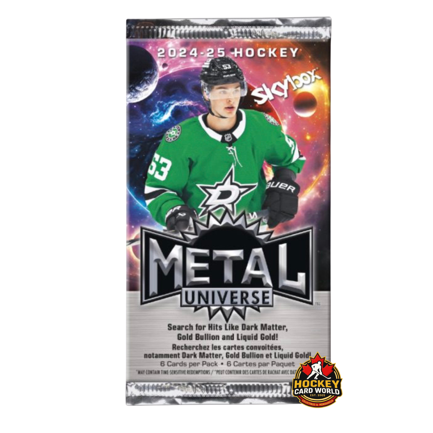 2024-25 Upper Deck Metal Universe Hockey Single Pack - Celebrini Rookie Year