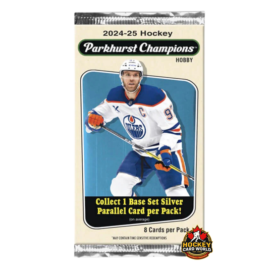 2024-25 Upper Deck Parkhurst Champions Hockey Hobby Single Pack - Celebrini Rookie Year