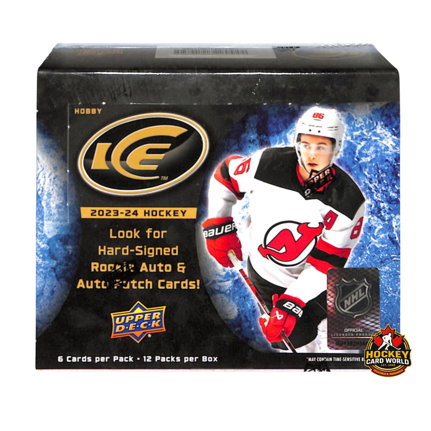 2023-24 Upper Deck Ice Hockey Hobby Box - Look for Bedard Rookies!