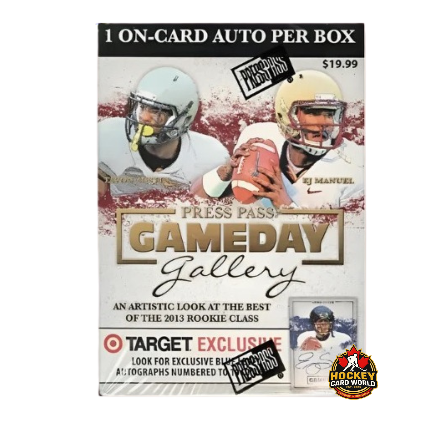 2013 Press Pass Gameday Gallery Football Sealed Box - 1 Pack-Card-Auto / Box