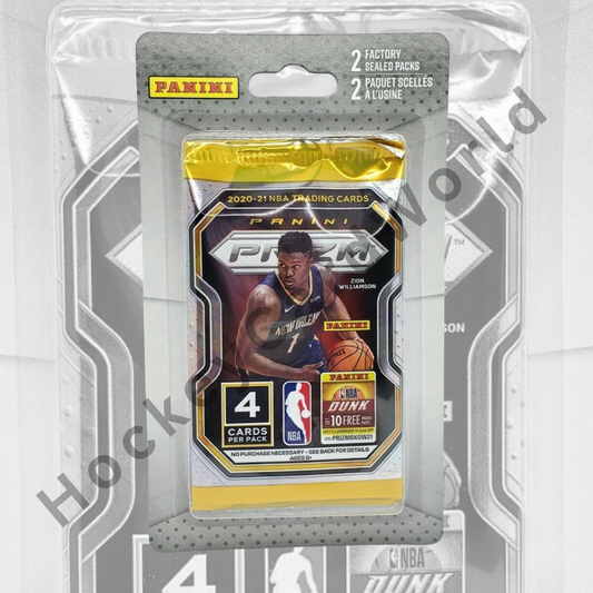2020-21 Panini Prizm Basketball NBA Blister Pack - 2 Sealed packs!