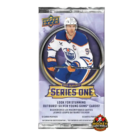 2025-26 Upper Deck Series 1 Holiday Edition Hockey PACK - 4 Cards Per Pack