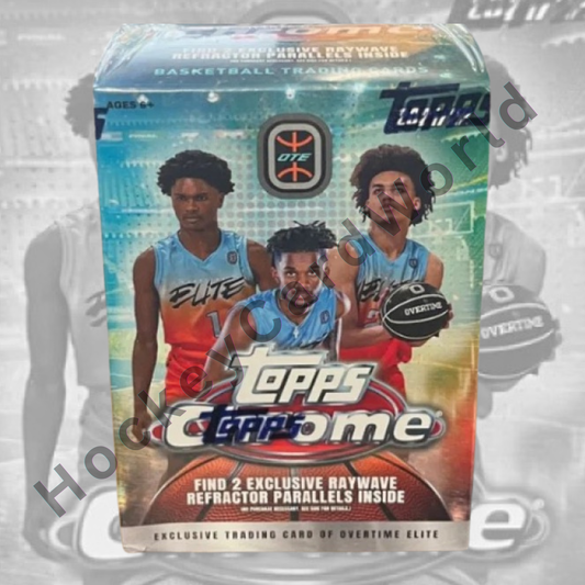 2021-22 Topps  Chrome Overtime Elite Basketball Factory Sealed Box - 7 Packs