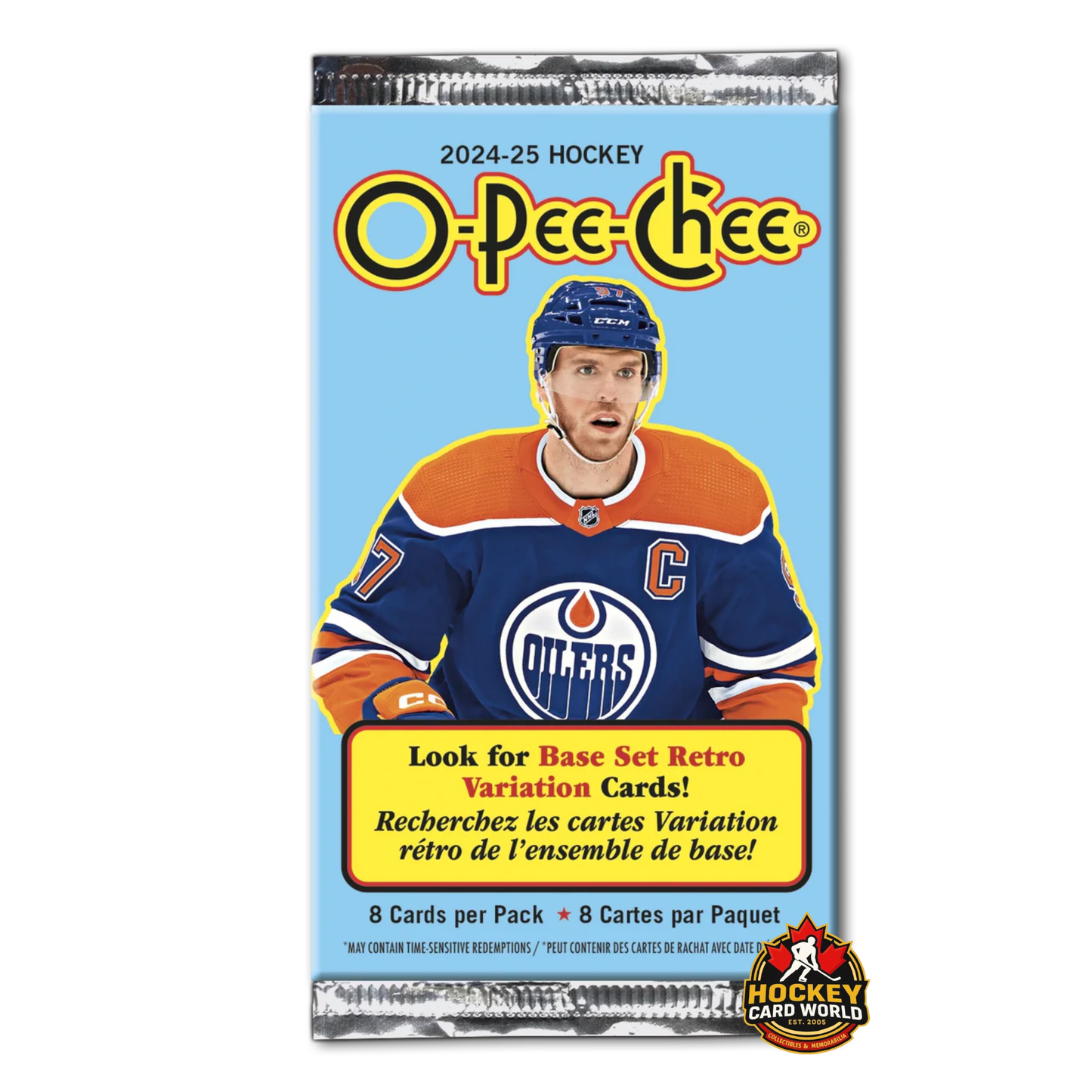 2024-25 Upper Deck O-Pee-Chee Hockey Pack - 8 Cards Per Pack