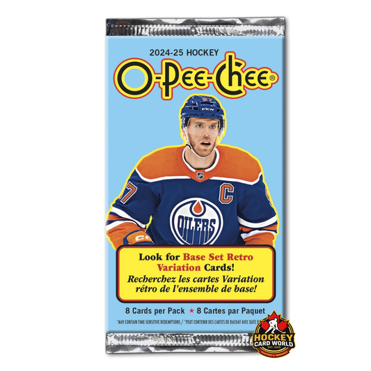 2024-25 Upper Deck O-Pee-Chee Hockey Pack - 8 Cards Per Pack