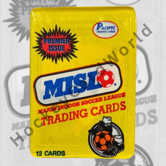 1987 Pacific MISL Premier Issue Soccer Football Sealed Unopened - 12 Card Pack