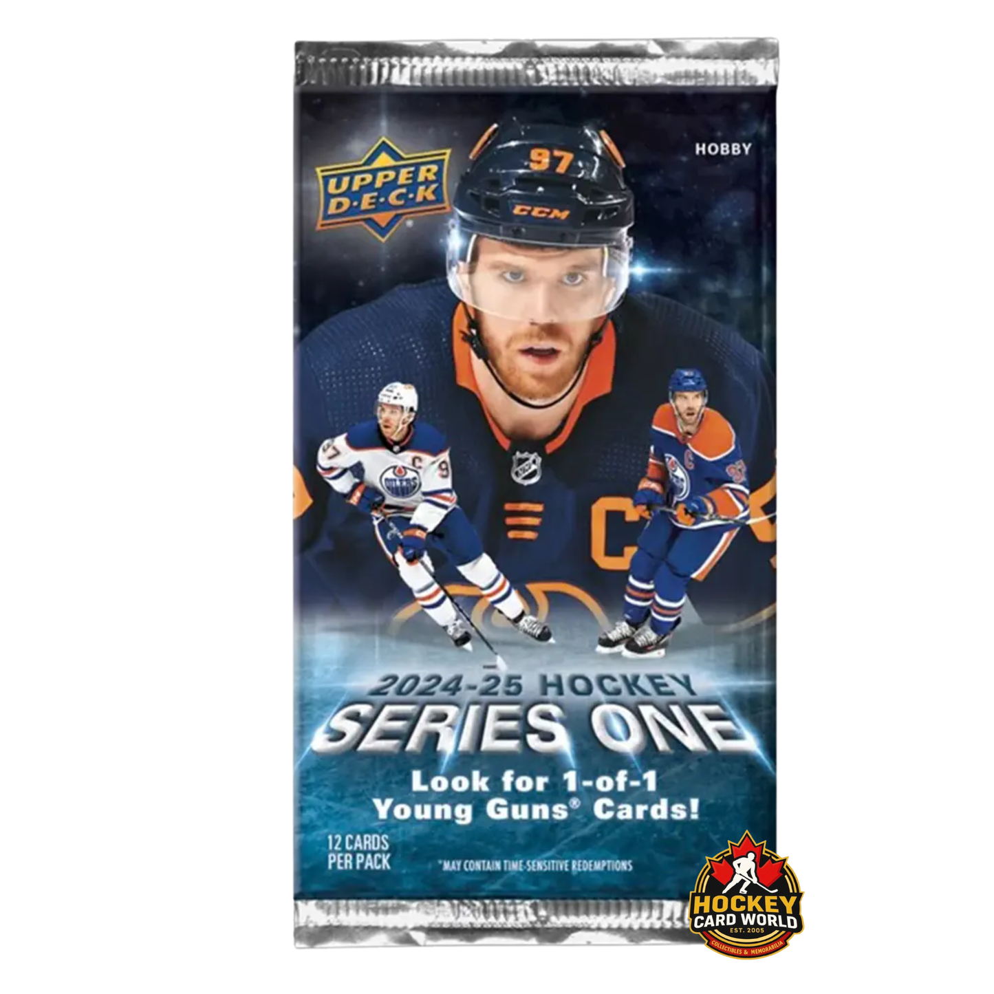 2024-25 Upper Deck Series 1 Hockey Hobby PACK - 12 cards Per Pack