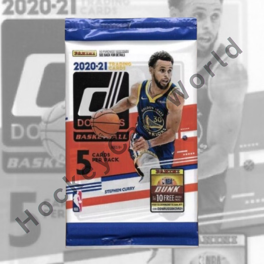 2020-21 Panini Donruss Basketball Trading Cards Pack