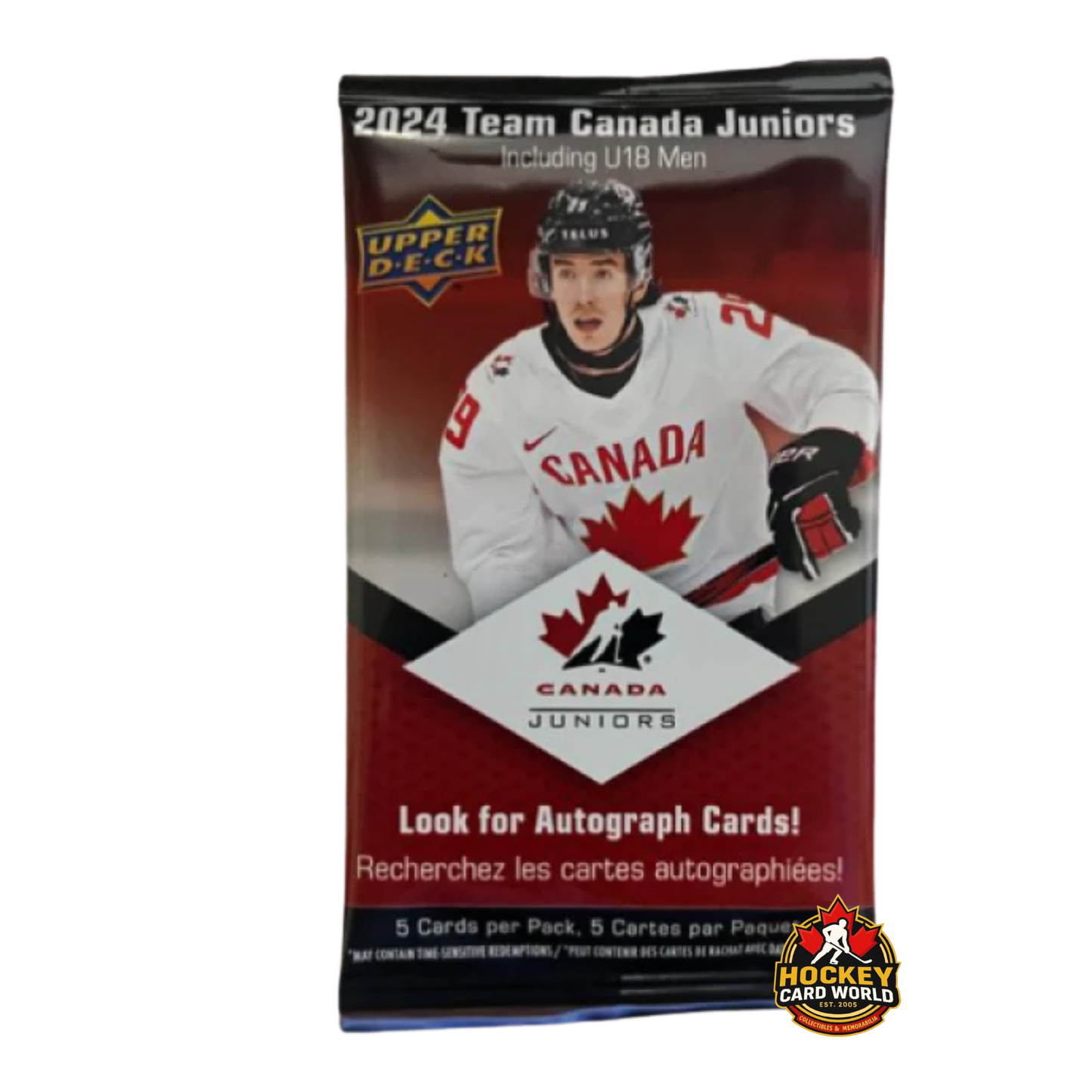 2024 Upper Deck Team Canada Juniors Hockey Pack