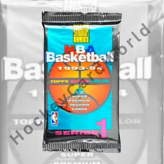 1993-94 Topps Stadium Club Series 1 Basketball Sealed Hobby Pack