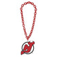 WinCraft New Jersey Devils Hockey Big Chain Necklace - 38" plastic chain with foam logo