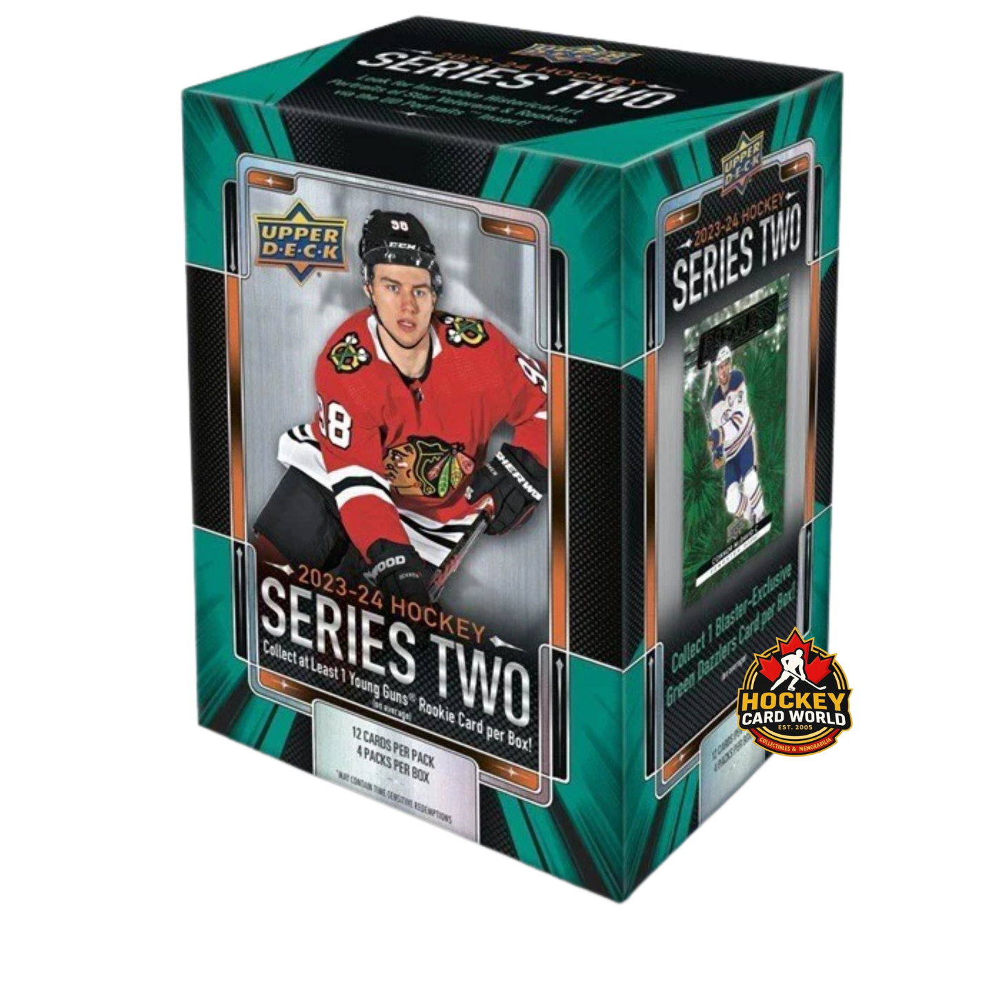 2023-24 Upper Deck Series 2 Hockey Sealed Blaster - 4 Packs Per Box - Bedard RC?