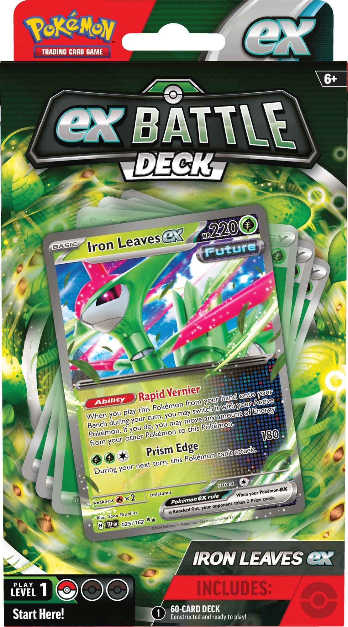 Pokemon Iron Leaves ex Battle Deck Sealed Box