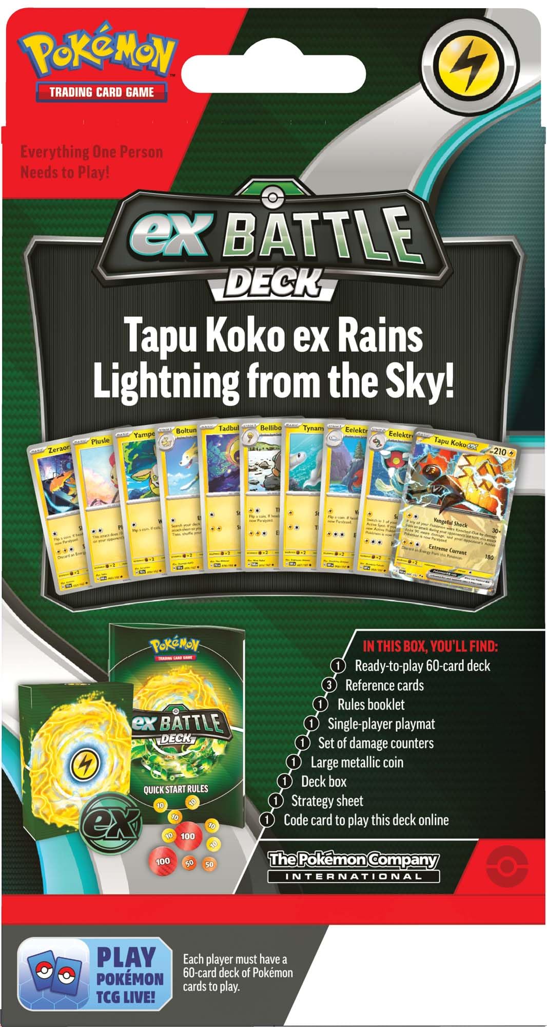 Pokemon Iron Leaves ex Battle Deck Sealed Box