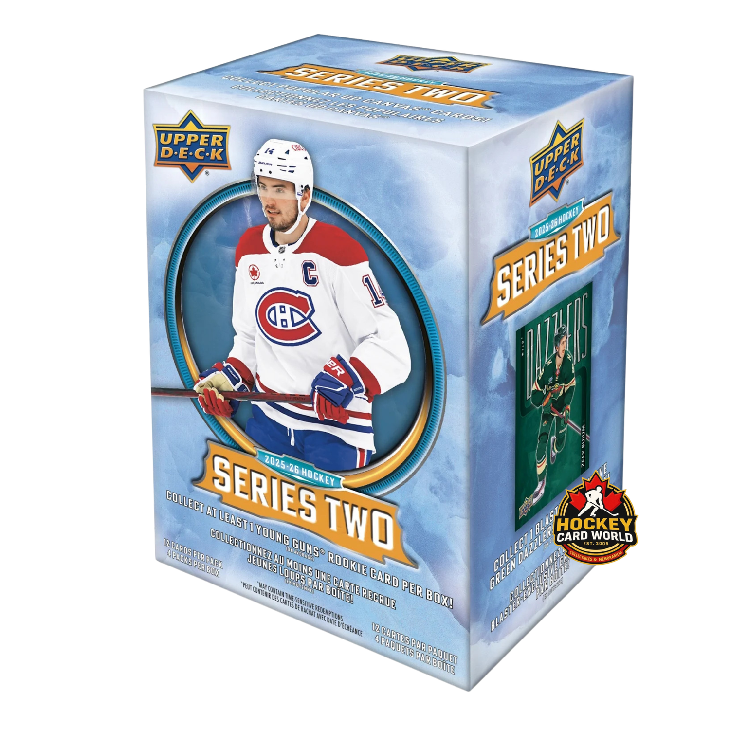 2025-26 Upper Deck Series 2 Hockey Blaster Box - 4 Pack Box