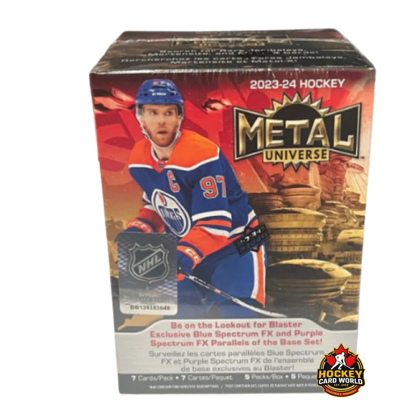 2023-24 Upper Deck Metal Universe Hockey Blaster Box - Look for Bedard Rookies?
