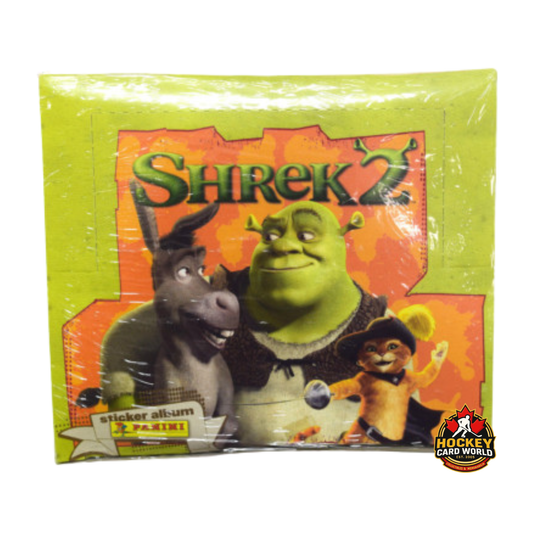 2004 Panini Shrek 2 Sealed Sticker Hobby Box - 48 Packs Per Box