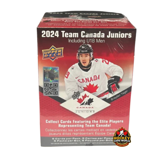 2024 Team Canada Juniors Hockey Blaster Box - 6 Pack Box