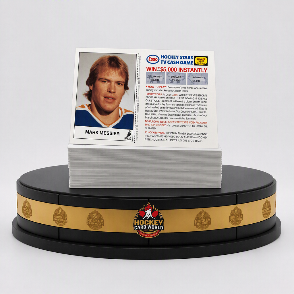 1983-84 Esso Hockey Stars TV Cash Game Scratched Lot of 60 Cards