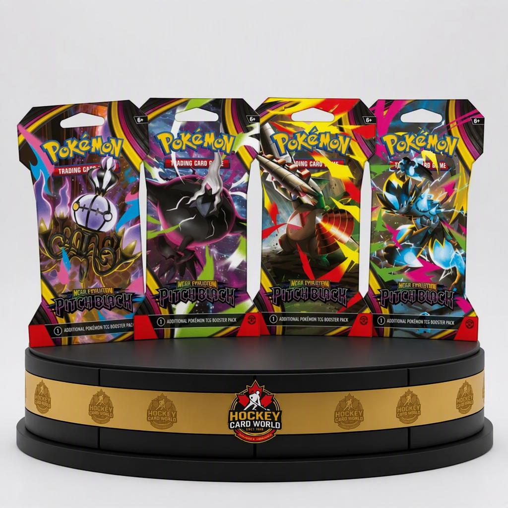 Pokémon Pitch Black Sealed Sleeved Packs Lot of 4 - All Art Covers
