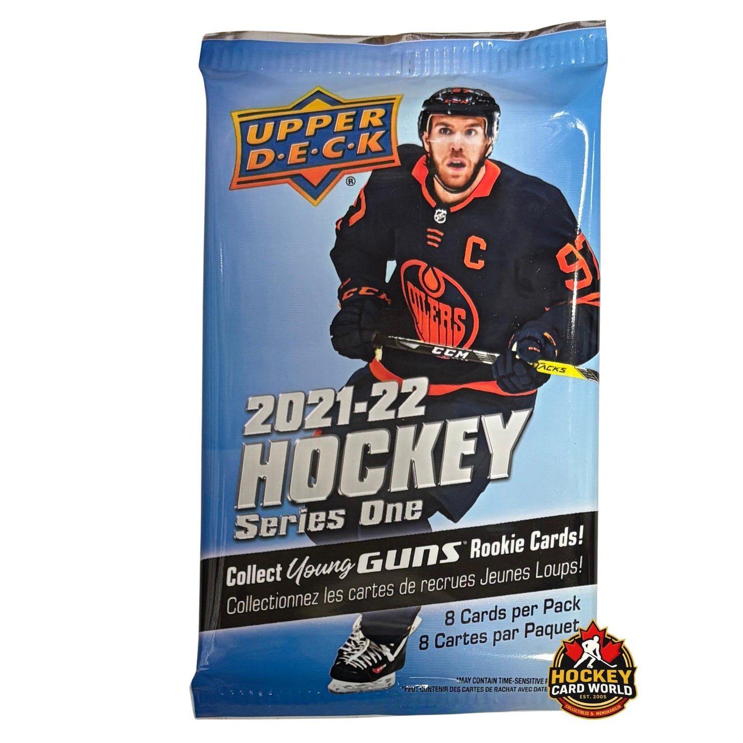 2021-22 Upper Deck Series 1 Hockey Sealed Single Pack