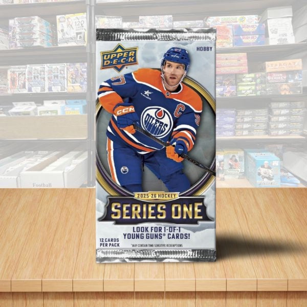2025-26 Upper Deck Series 1 Hockey Hobby PACK - 12 cards Per Pack