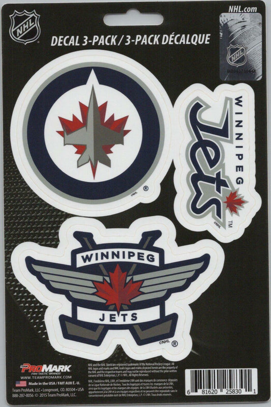 Team ProMark NHL Winnipeg Jets Standard Team Hockey Decals