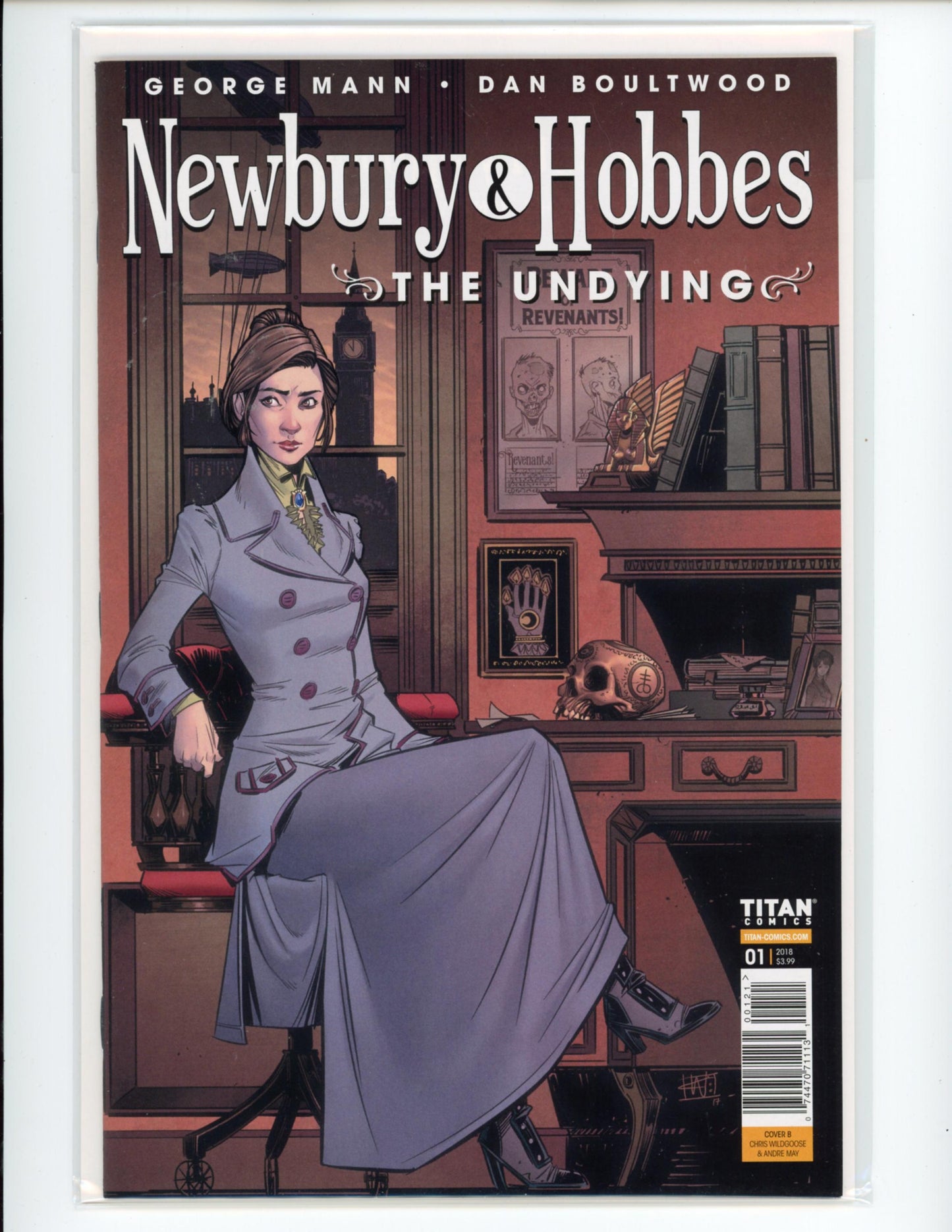 Newbury & Hobbes : The Undying 1 - Cover B Magazine Comic Book B22-66