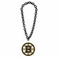 WinCraft Boston Bruins Hockey Big Chain Necklace - 38" plastic chain with foam logo