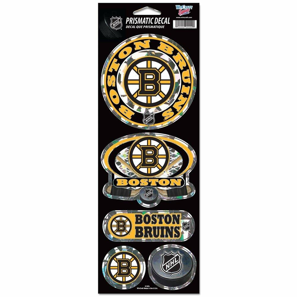 Wincraft NHL Boston Bruins Prismatic Decal, 4-Inchx11-Inch