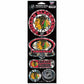 Wincraft NHL Chicago Blackhawks Prismatic Decal, 4-Inchx11-Inch