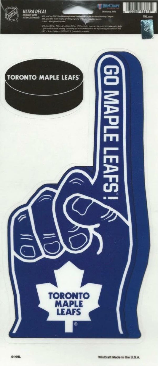 Detroit Red Wings Multi-Use Decal/Sticker Finger/Puck 4"x 9"