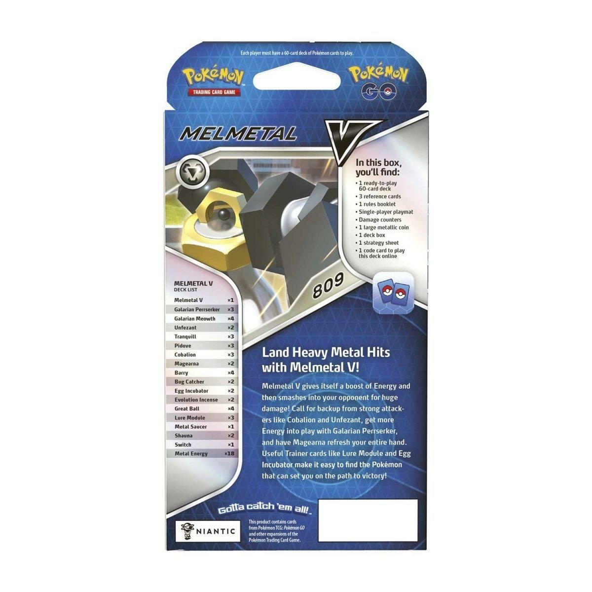 Pokemon TCG Pokemon GO MelMetal V Battle Deck Sealed New Box
