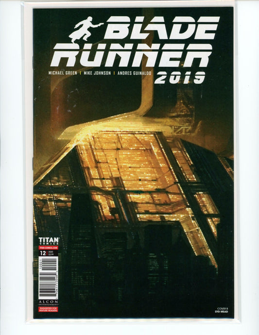 Titan Comics Blade Runner 12 2019 Comic Book B22-37