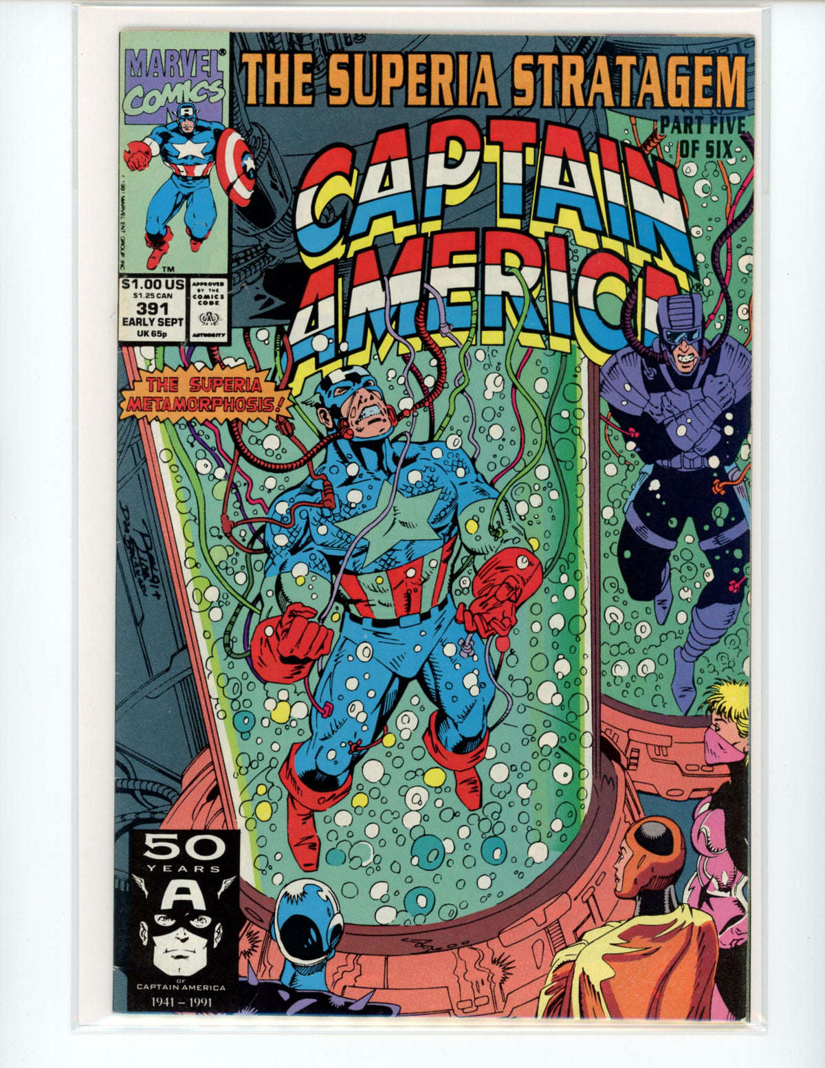 Marvel Captain America #391 Comic Book B22-17
