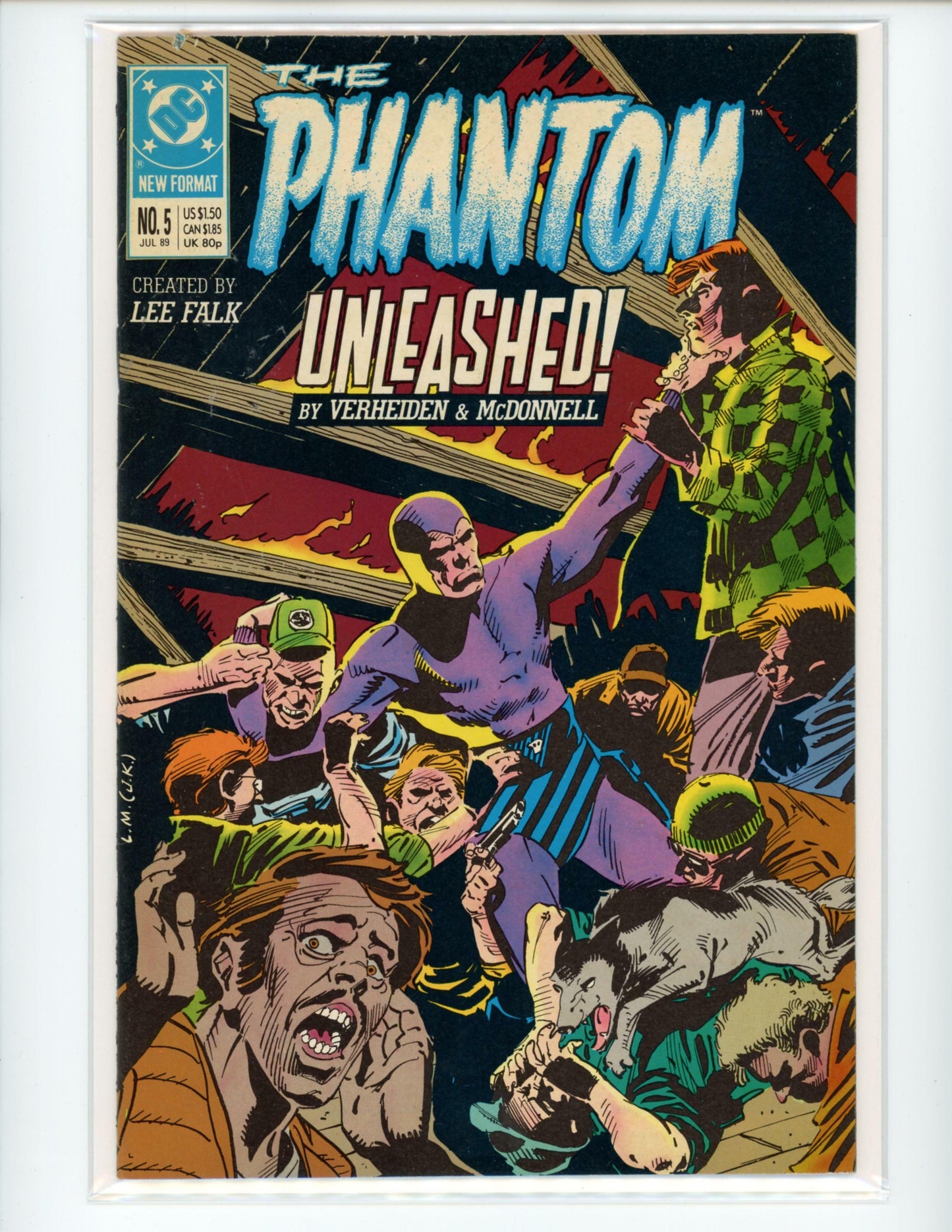 DC Phanton Unleashed #5 1989 Comic Book B22-13