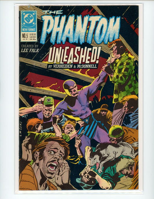 DC Phanton Unleashed #5 1989 Comic Book B22-13