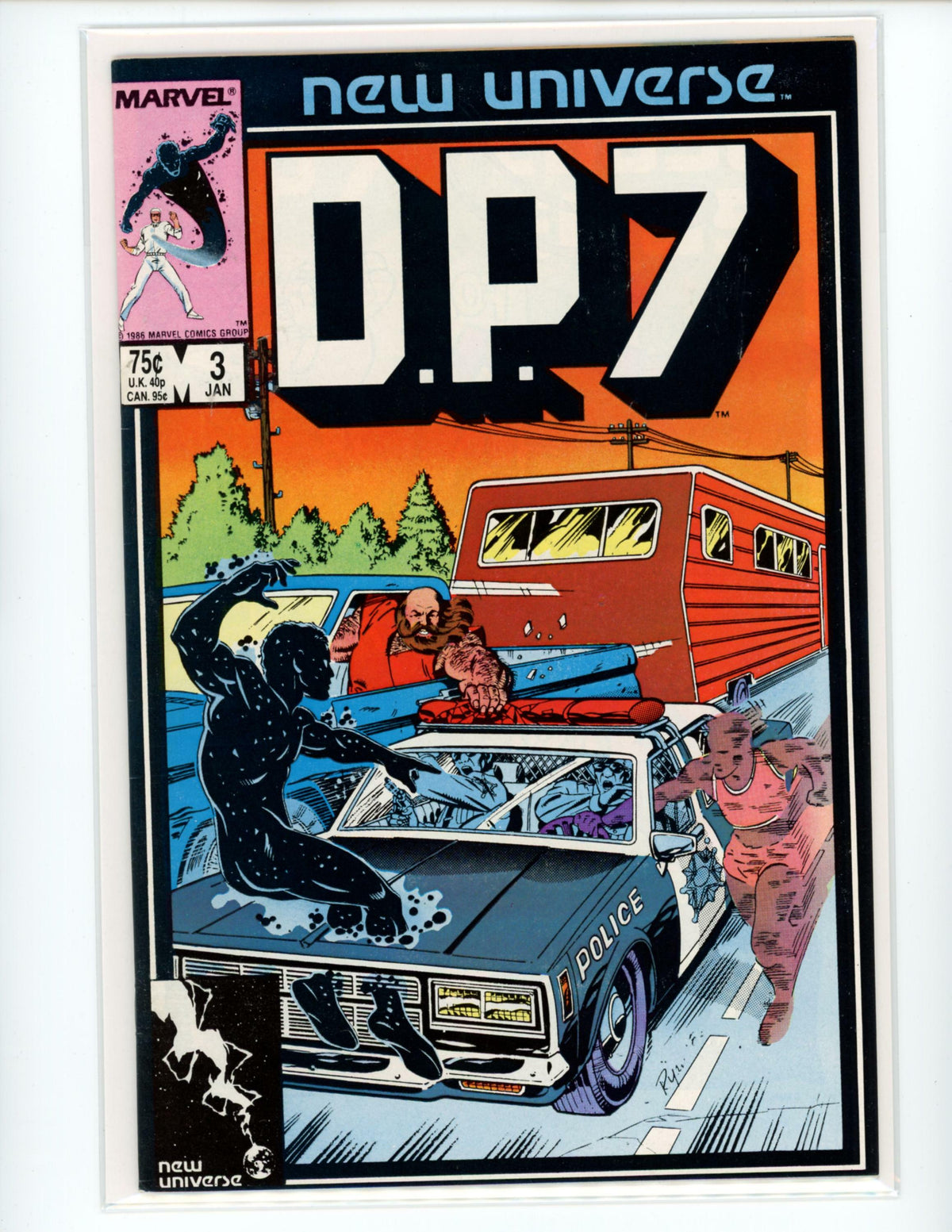 Marvel New Universe D.P.7 #3 Comic Book B22-18