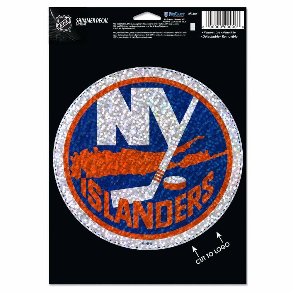 Wincraft New York Islanders Shimmer Decal 5 by 7-Inch Hockey